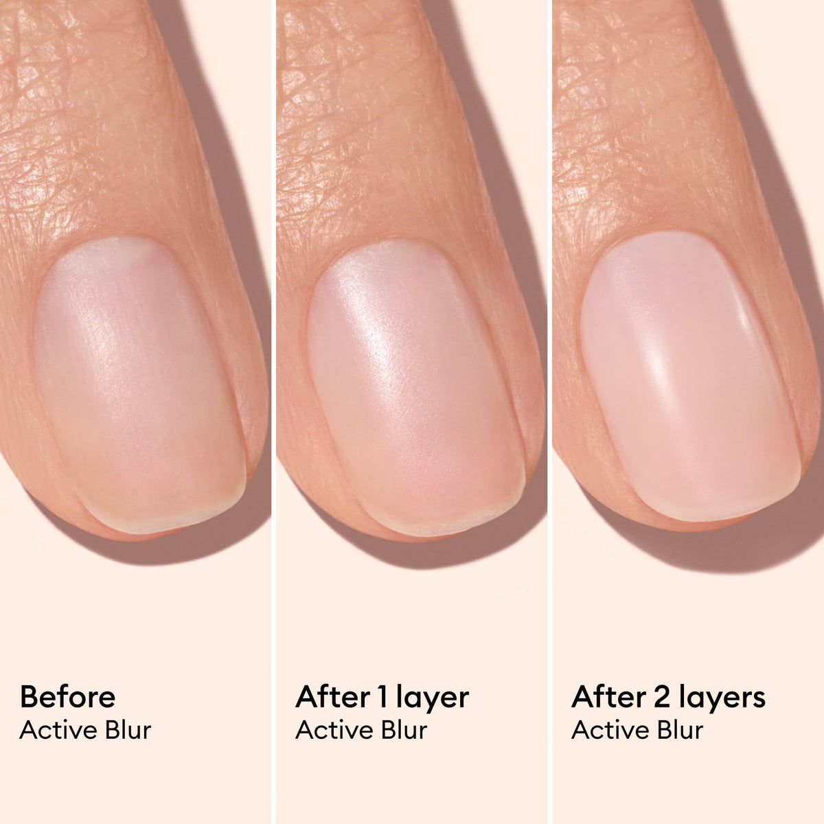Lifestyle image of Manucurist Active Blur Nail Polish in use