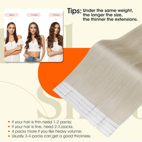 Lifestyle image of model wearing Full Shine hair extensions