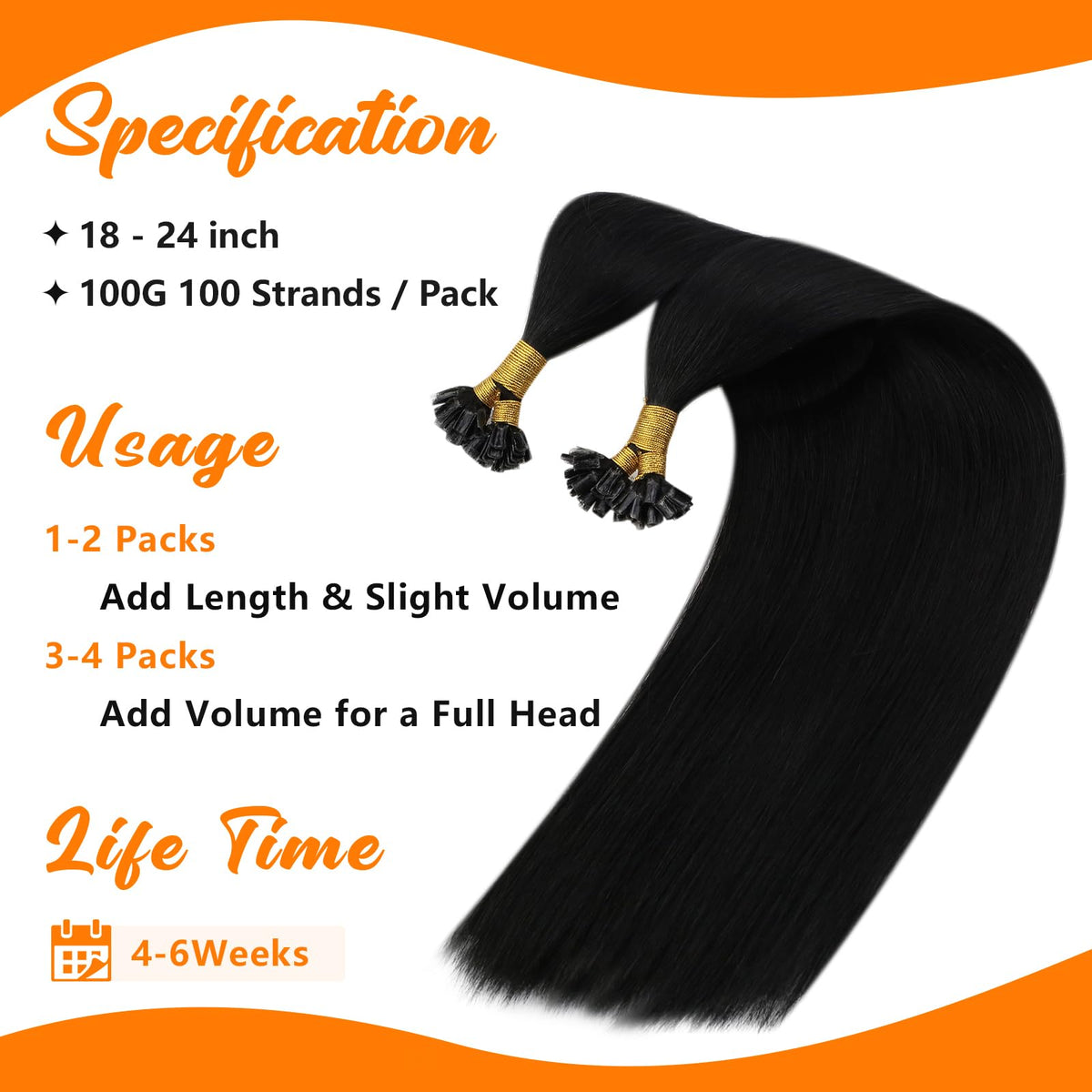 Lifestyle image of model wearing Sunny Hair extensions