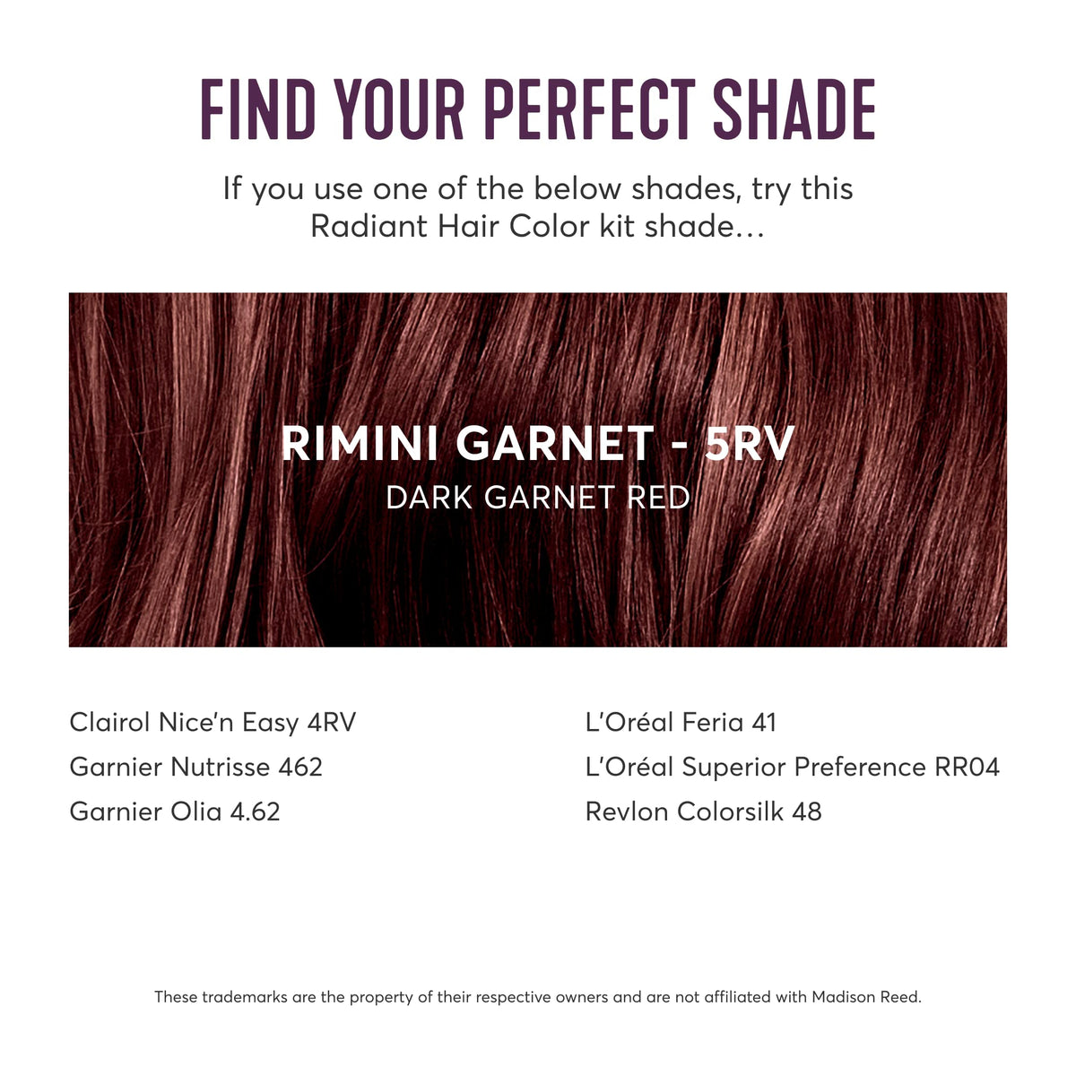 Lifestyle image of model with vibrant Dark Garnet Red hair