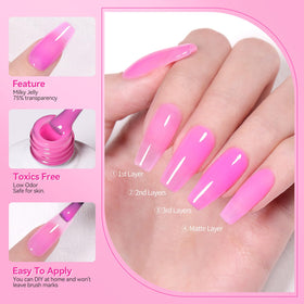 Lifestyle image of nails painted with Born Pretty gel polish
