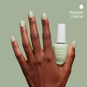 Lifestyle image of OPI Nature Strong nail polish being applied