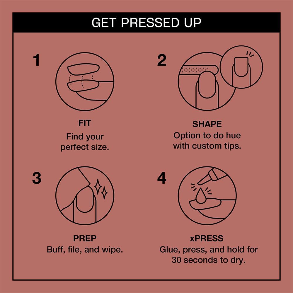 Lifestyle image of OPI xPRESS/ON El Mat-Adoring You nails applied