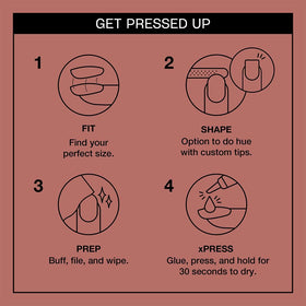 Lifestyle image of OPI xPRESS/ON El Mat-Adoring You nails applied