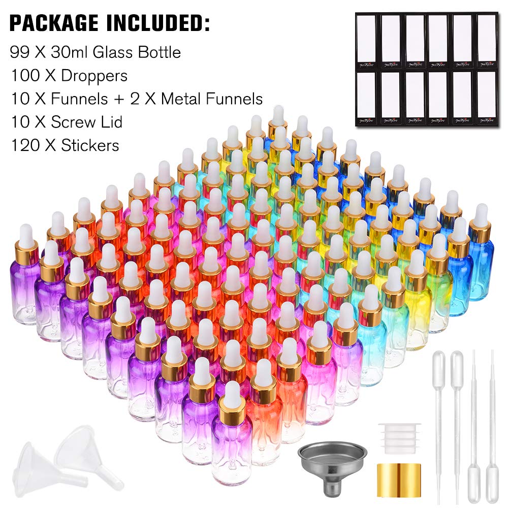 Lifestyle image of PrettyCare dropper bottles in use