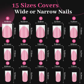 Lifestyle image of QIEK press on nails being applied