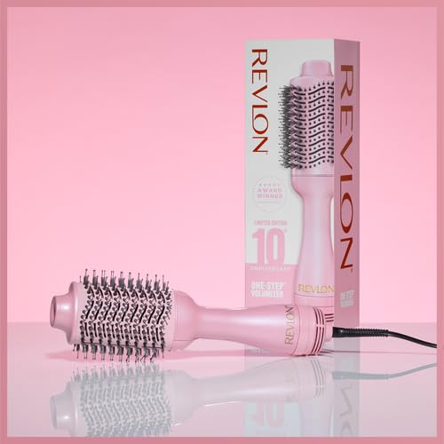 Lifestyle image of REVLON One-Step Volumizer on vanity