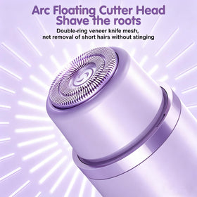 Lifestyle image of RtLvio Bikini Trimmer on a bathroom counter