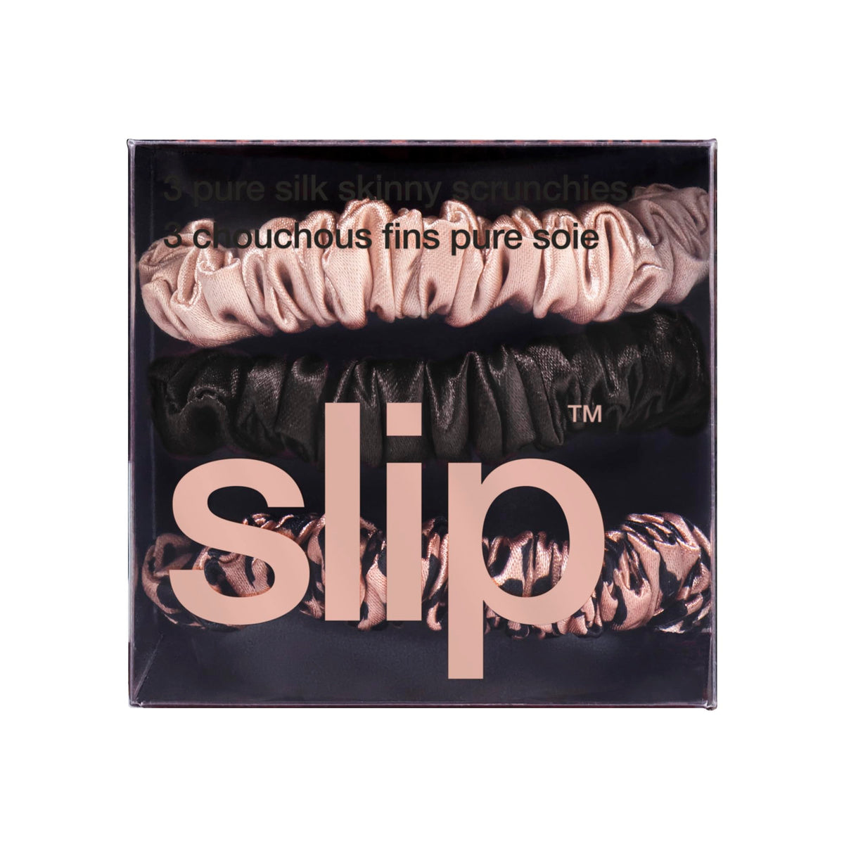 Lifestyle image of SLIP scrunchies in a hair styling setting
