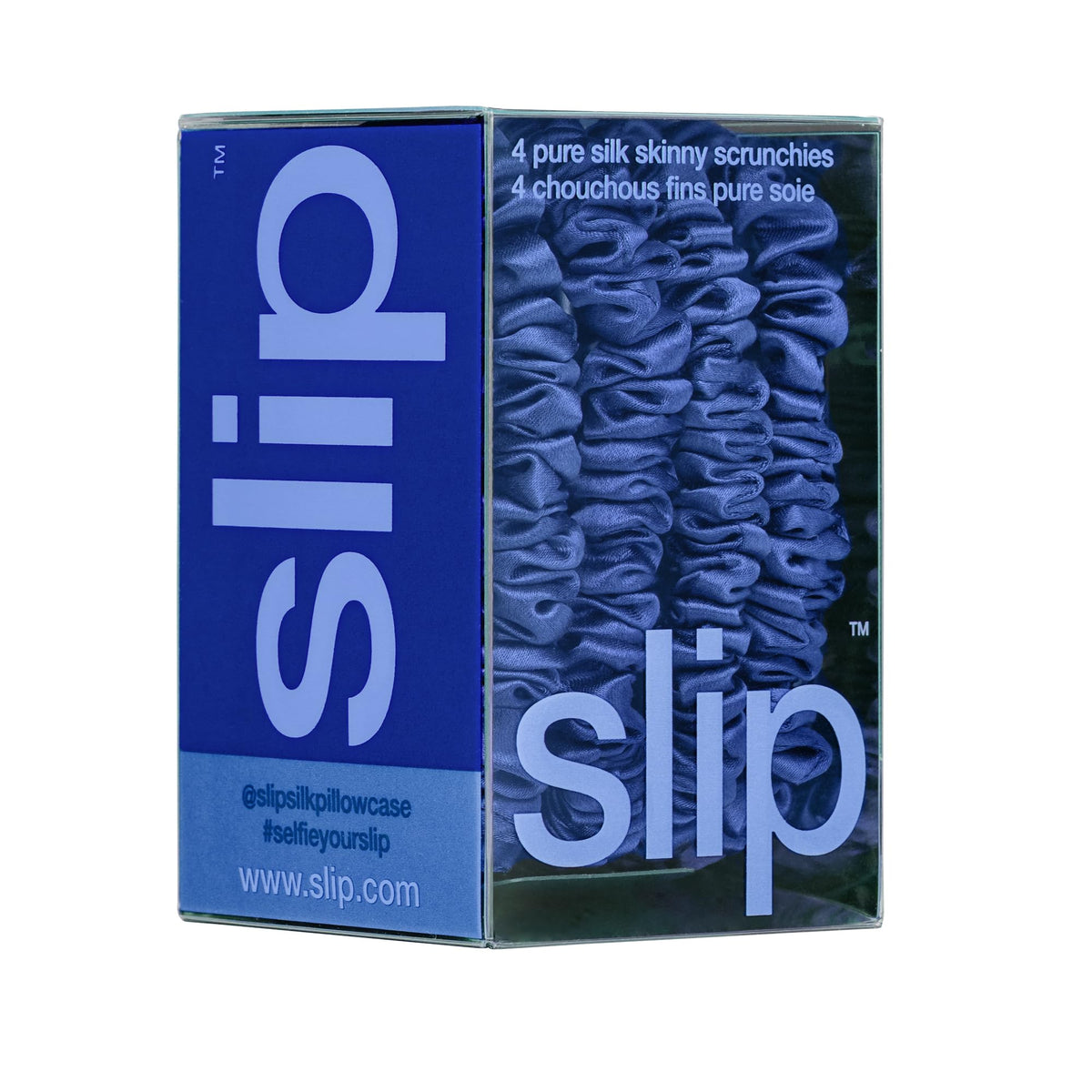 Lifestyle image of SLIP Silk Scrunchies in use