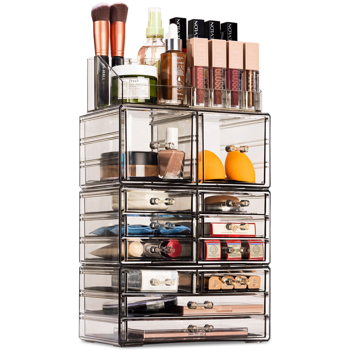Lifestyle image of Sorbus Makeup Organizer on a dresser
