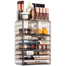 Lifestyle image of Sorbus Makeup Organizer on a dresser