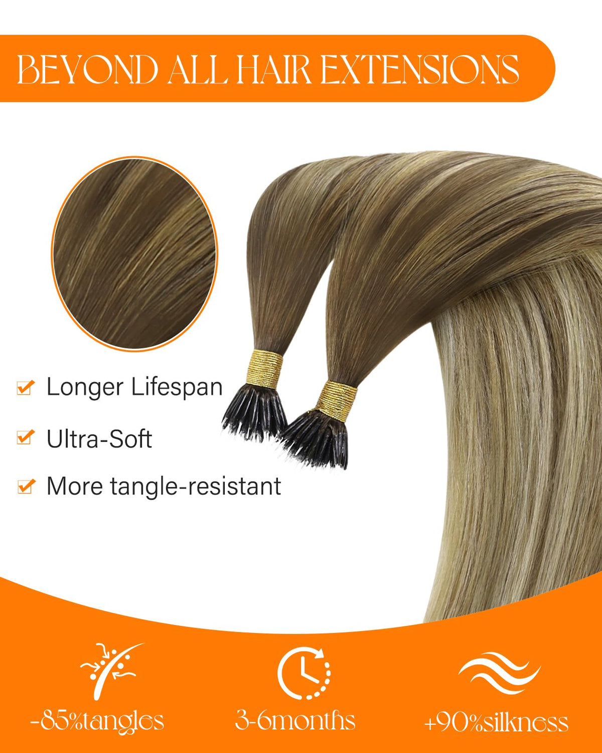 Lifestyle image of Sunny Hair Extensions styled