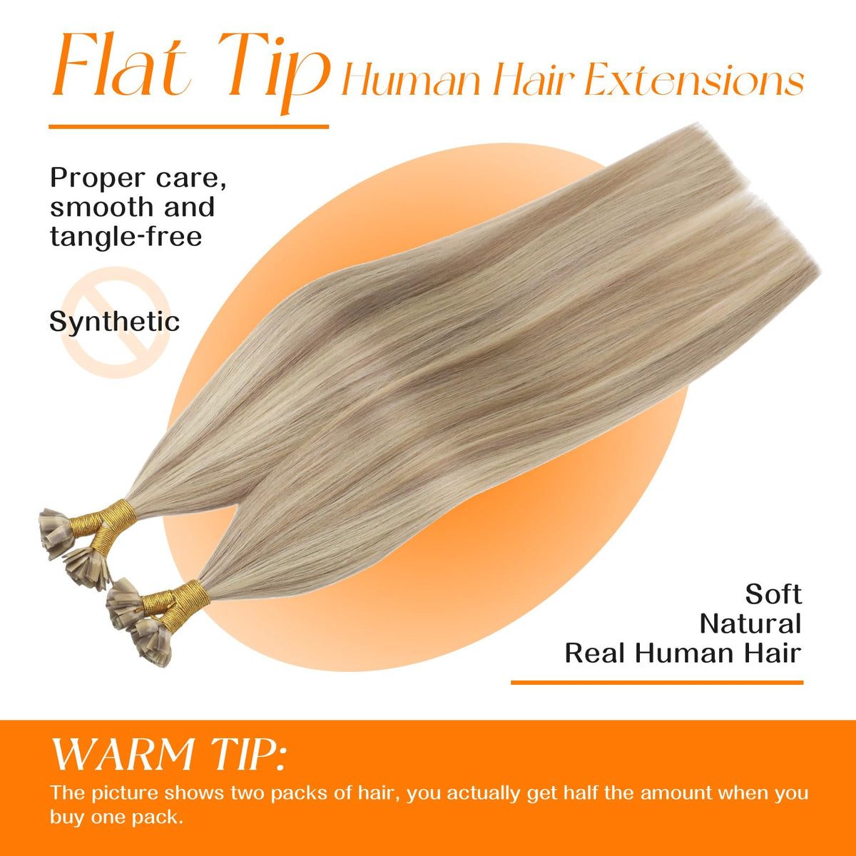 Lifestyle image of Sunny Hair extensions styled in soft waves