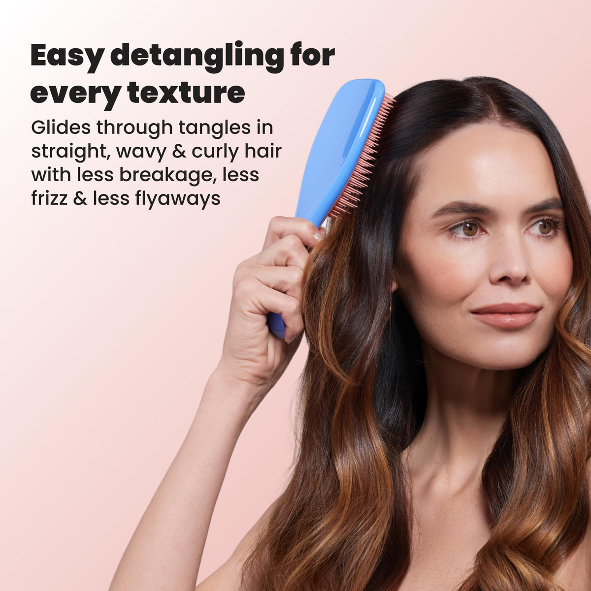Lifestyle image of TANGLE TEEZER Ultimate Detangler Brush on a vanity