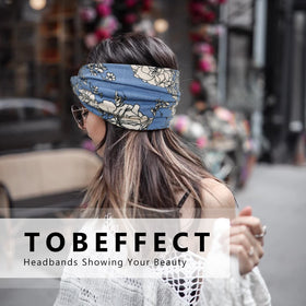 Lifestyle image of Tobeffect headband worn outdoors
