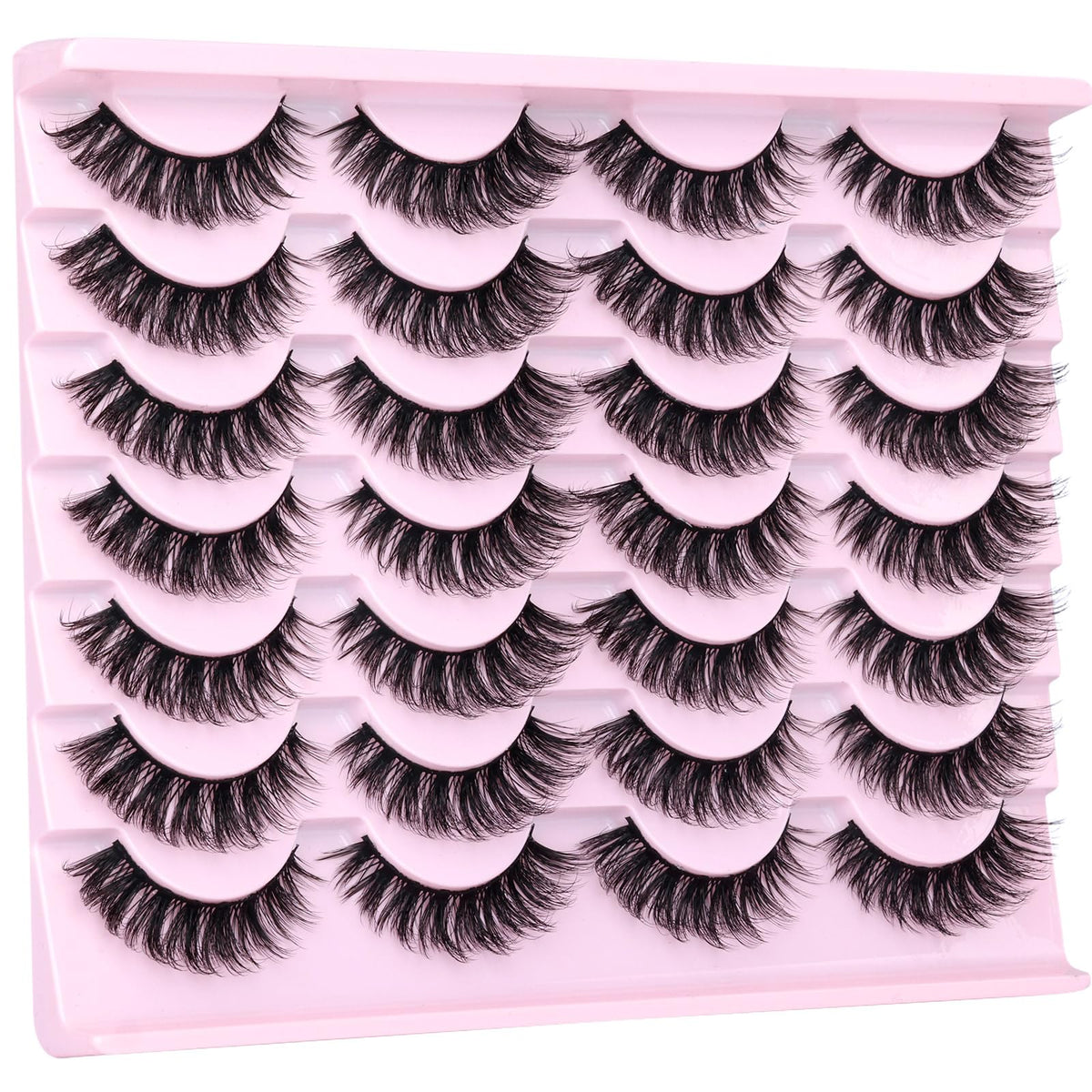Lifestyle image of zanlufly Cat Eye False Lashes in use