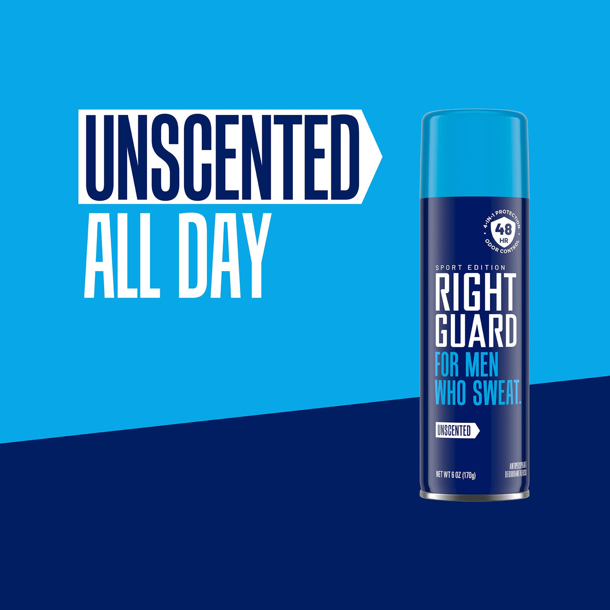 Lifestyle scene of Right Guard Sport Unscented Antiperspirant Spray in gym setting
