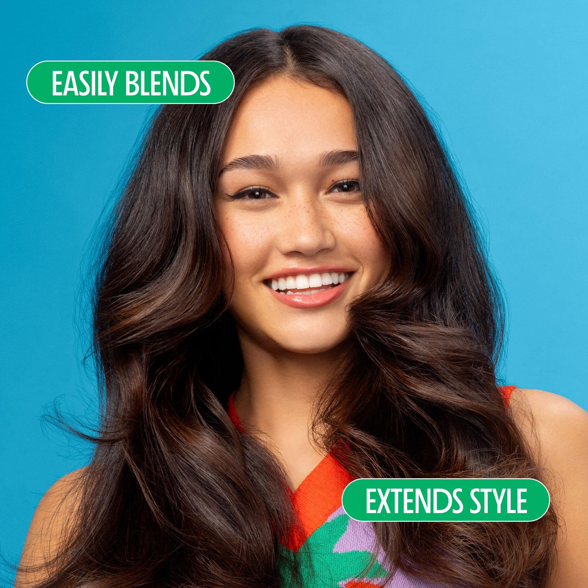 Lifestyle scene of using Not Your Mother's Clean Freak Dry Shampoo