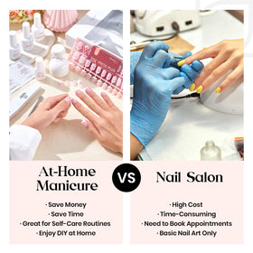 Lifestyle scene showing Beetles nail kit in use