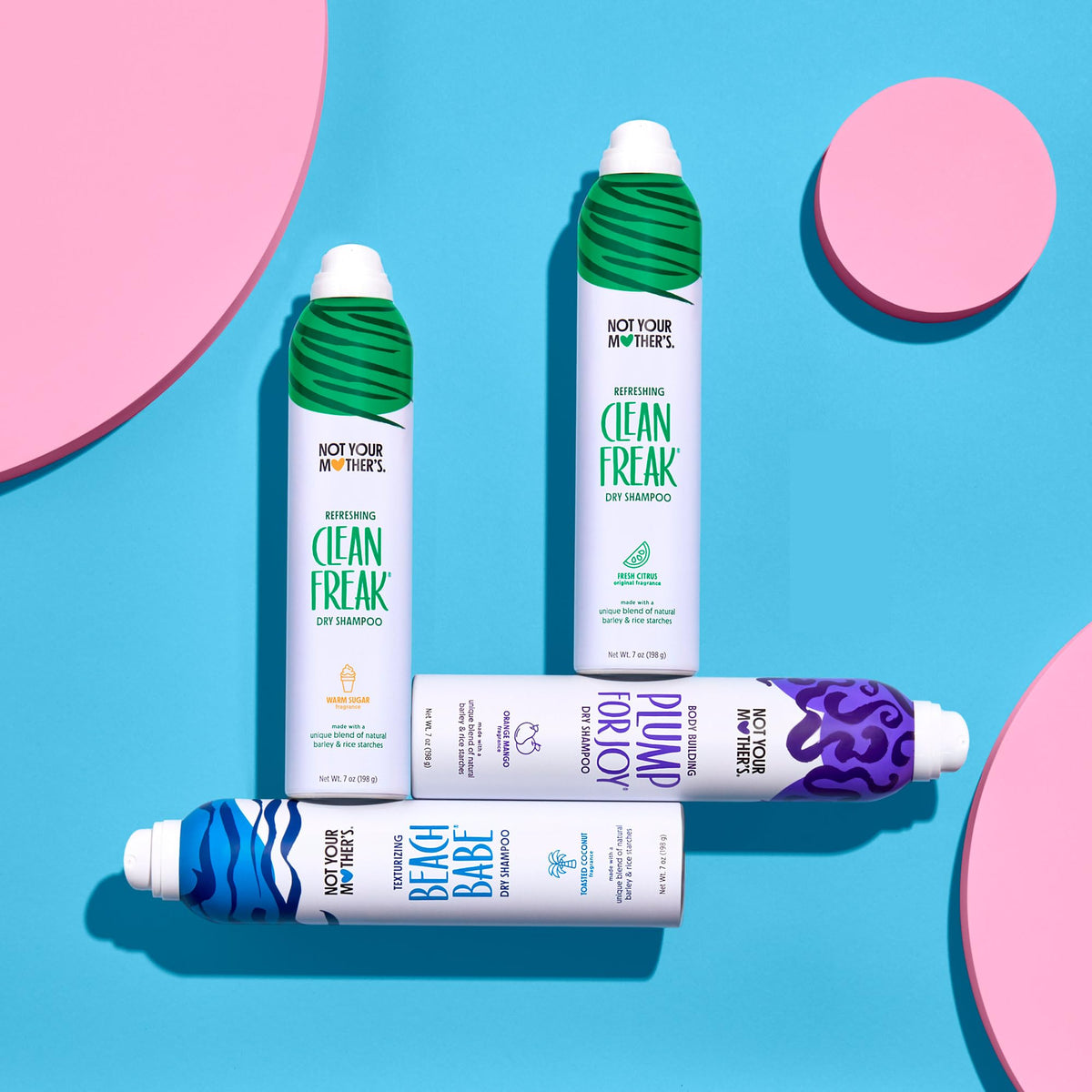 Lifestyle scene using Not Your Mother's Dry Shampoo
