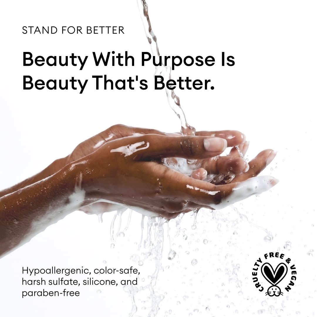 Lifestyle scene using Soapbox Tea Tree & Mint Shampoo & Conditioner
