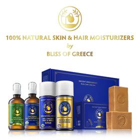 Lifestyle scene with Ancient Greek Remedy foot cream in use