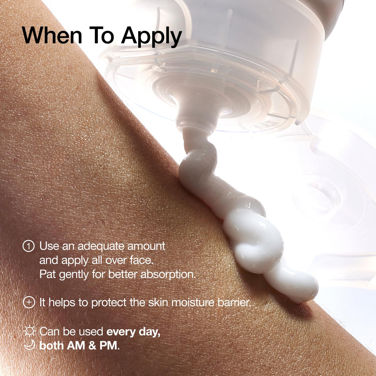 Lifestyle scene with ANUA 3 Ceramide Panthenol Cream