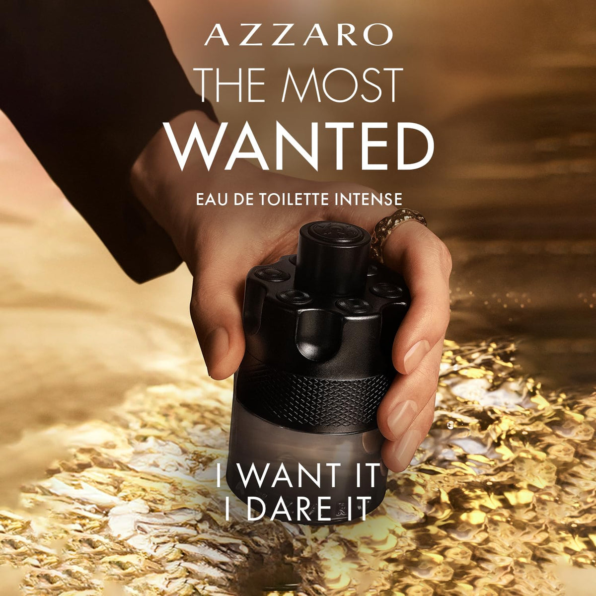 Lifestyle scene with Azzaro The Most Wanted Intense in use