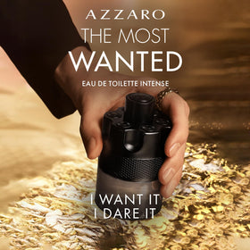 Lifestyle scene with Azzaro The Most Wanted Intense in use
