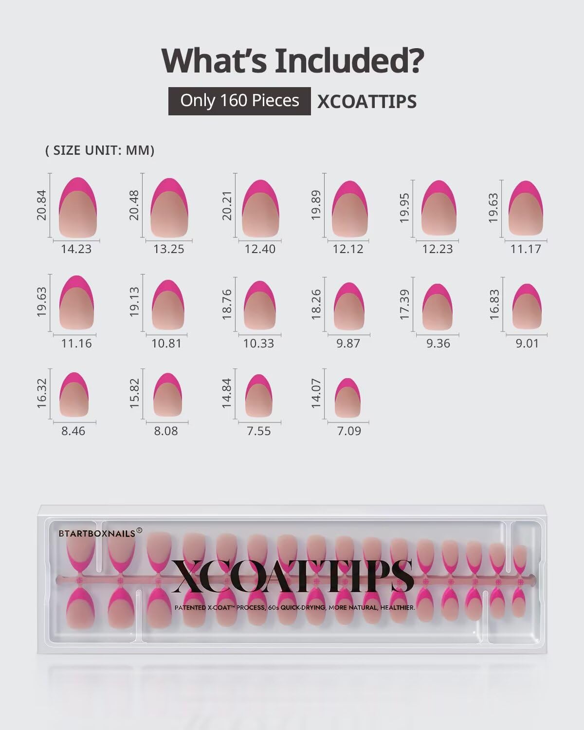 Lifestyle scene with BTARTBOXNAILS Pink French Tip Press On Nails