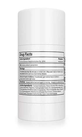 Lifestyle scene with Carpe Antiperspirant Stick on bathroom counter