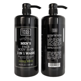 Lifestyle scene with Dead Sea Collection Amber Wood Men’s Body Wash