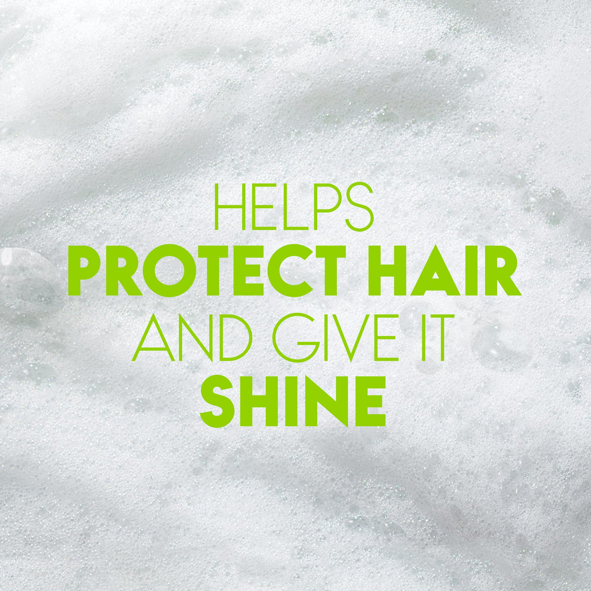 Lifestyle scene with Head & Shoulders Green Apple Shampoo in a bathroom
