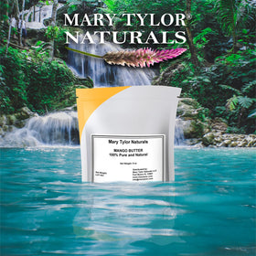 Lifestyle scene with Mary Tylor Naturals Mango Butter applied on skin