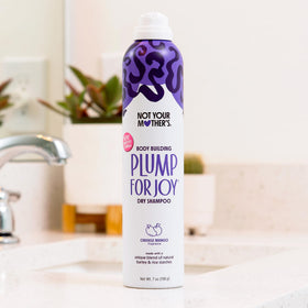 Lifestyle scene with Not Your Mother's Plump For Joy Dry Shampoo