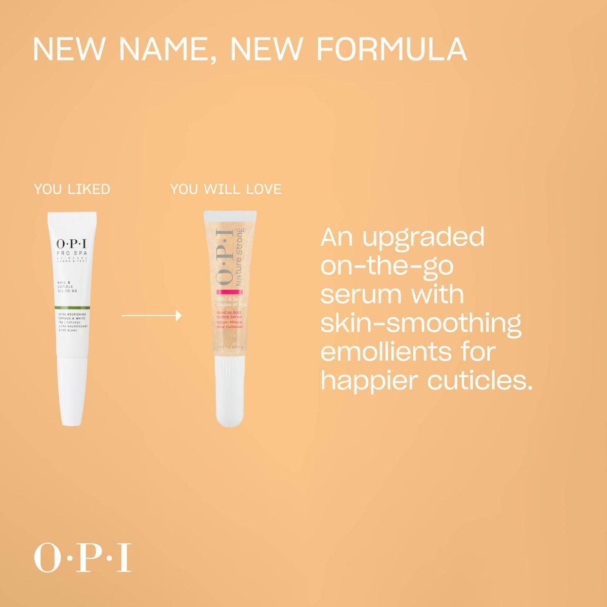 Lifestyle scene with OPI Good as Gold Cuticle Serum