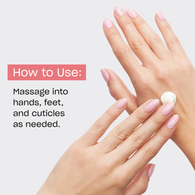 Lifestyle scene with OPI Moisture Mission Hand & Foot Cream