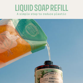 Lifestyle scene with Panier des Sens Jasmine Liquid Hand Soap