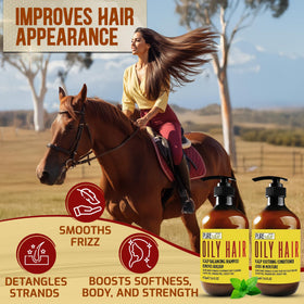 Lifestyle scene with PURE NATURE LUX SPA shampoo and conditioner