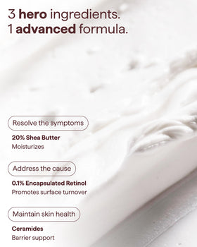 Lifestyle scene with Remedy Science Hand and Cuticle Retinol Butter Cream