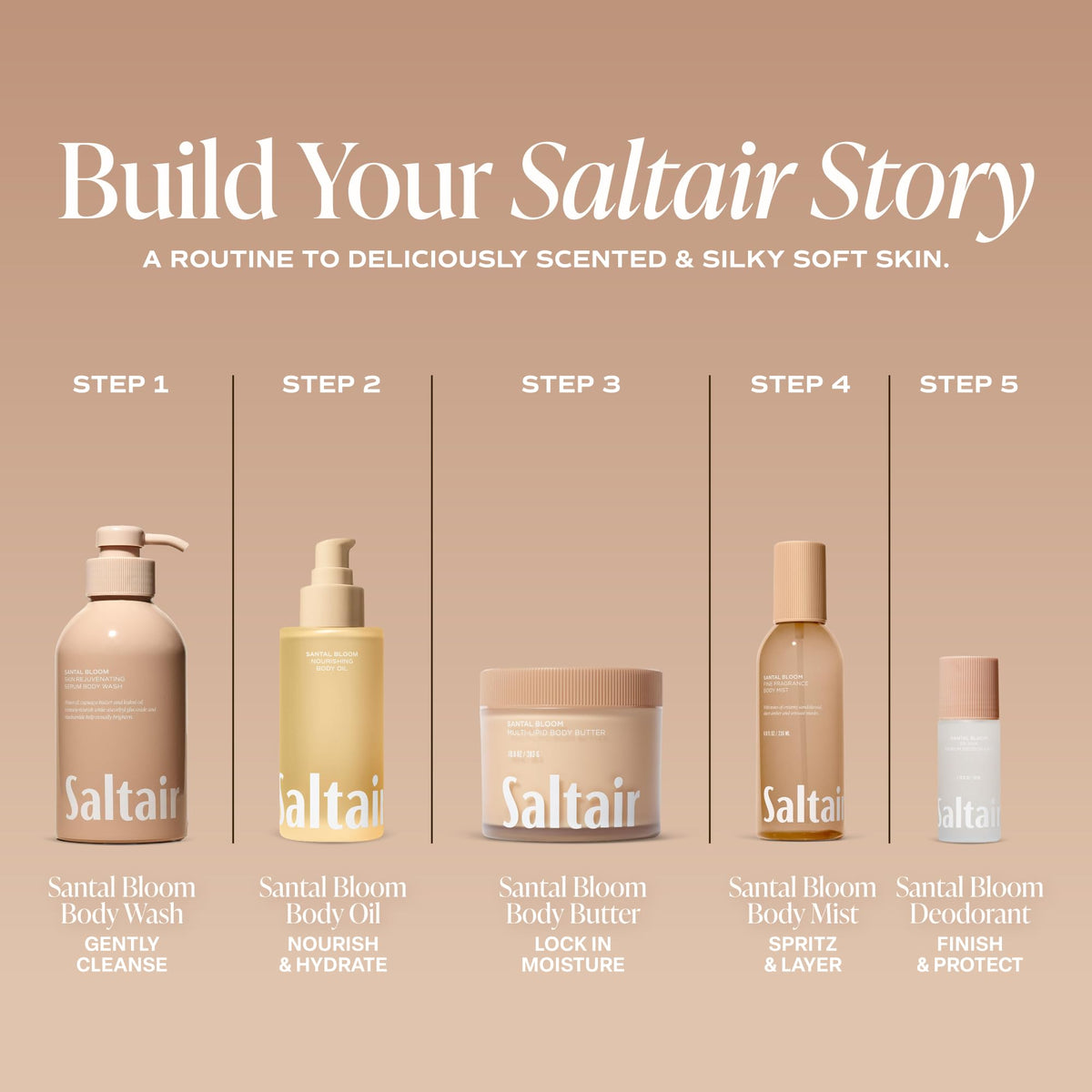 Lifestyle scene with Saltair Serum Deodorant