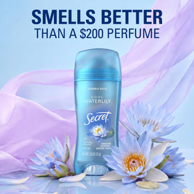 Lifestyle scene with Secret Antiperspirant Deodorant