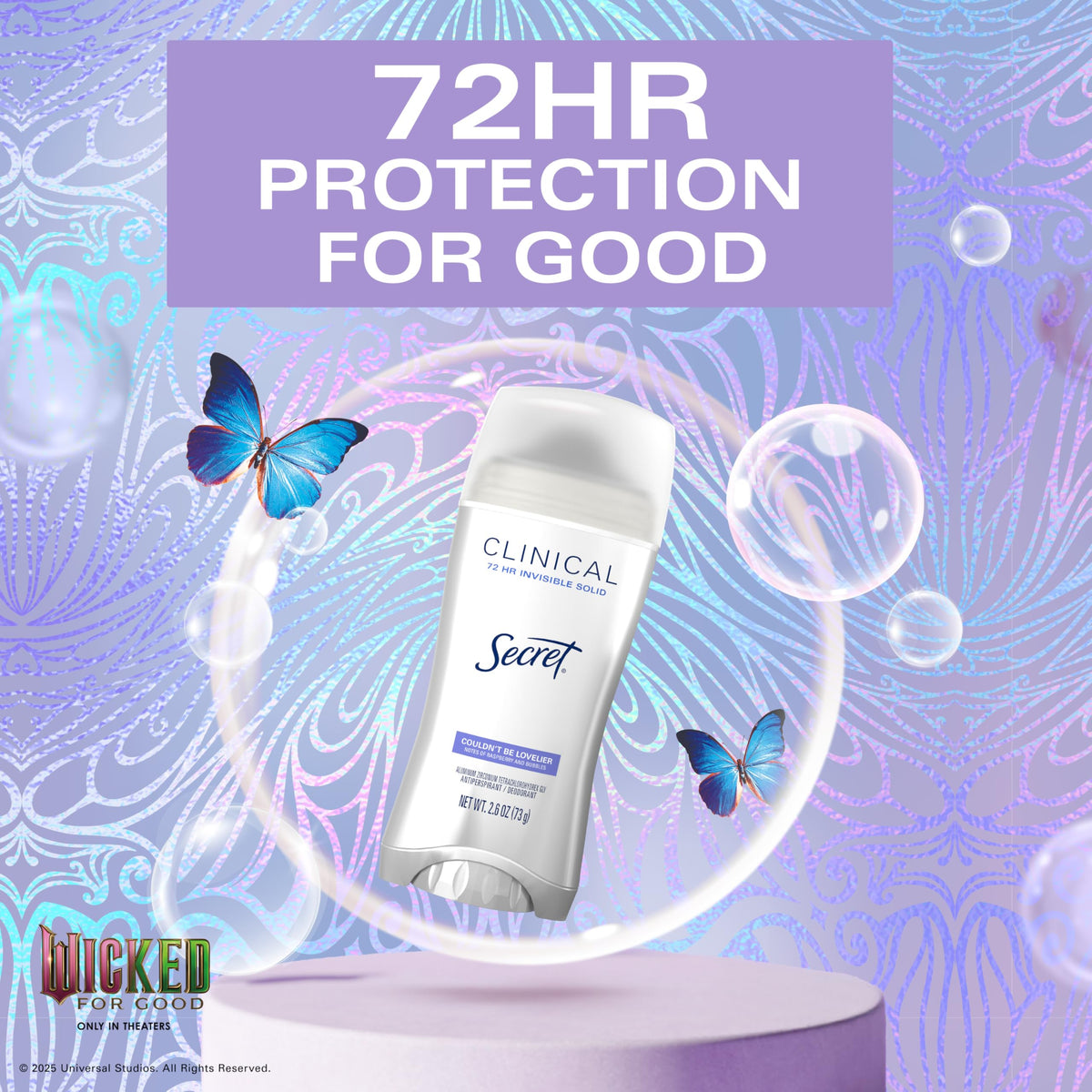 Lifestyle shot of a woman applying Secret Clinical Strength Antiperspirant