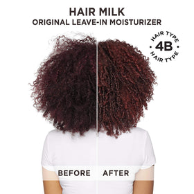 Lifestyle shot of Carol's Daughter Hair Milk in bathroom setting