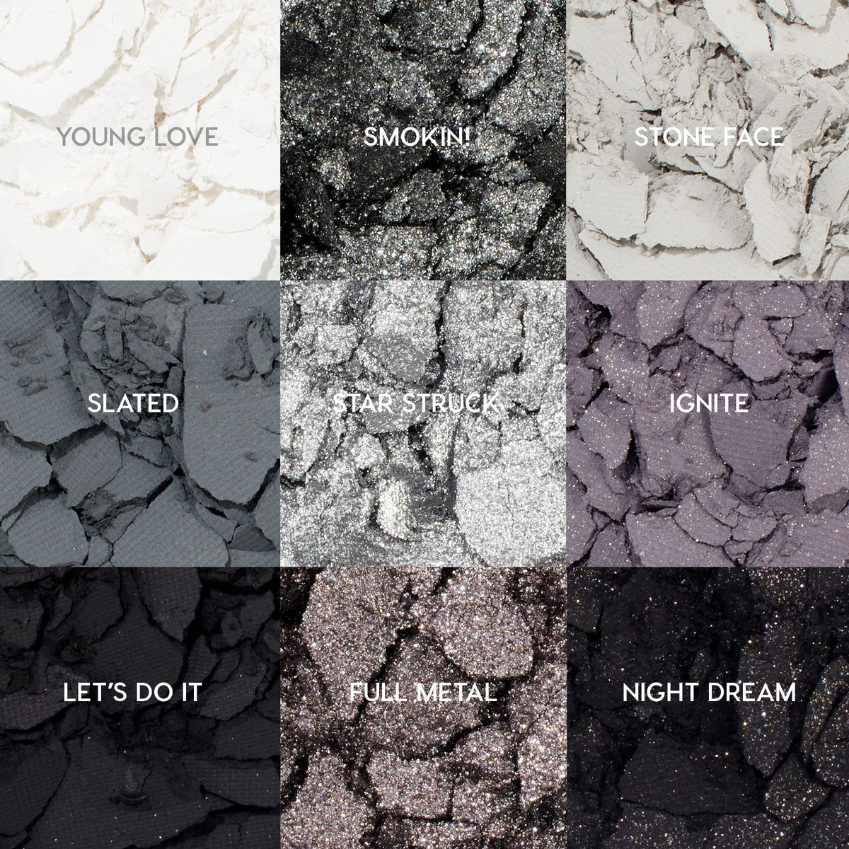 Lifestyle shot of ColourPop Blowin' Smoke Eyeshadow Palette in use