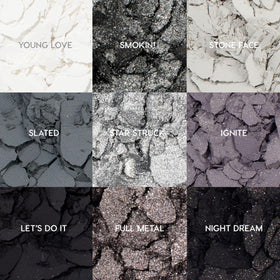 Lifestyle shot of ColourPop Blowin' Smoke Eyeshadow Palette in use