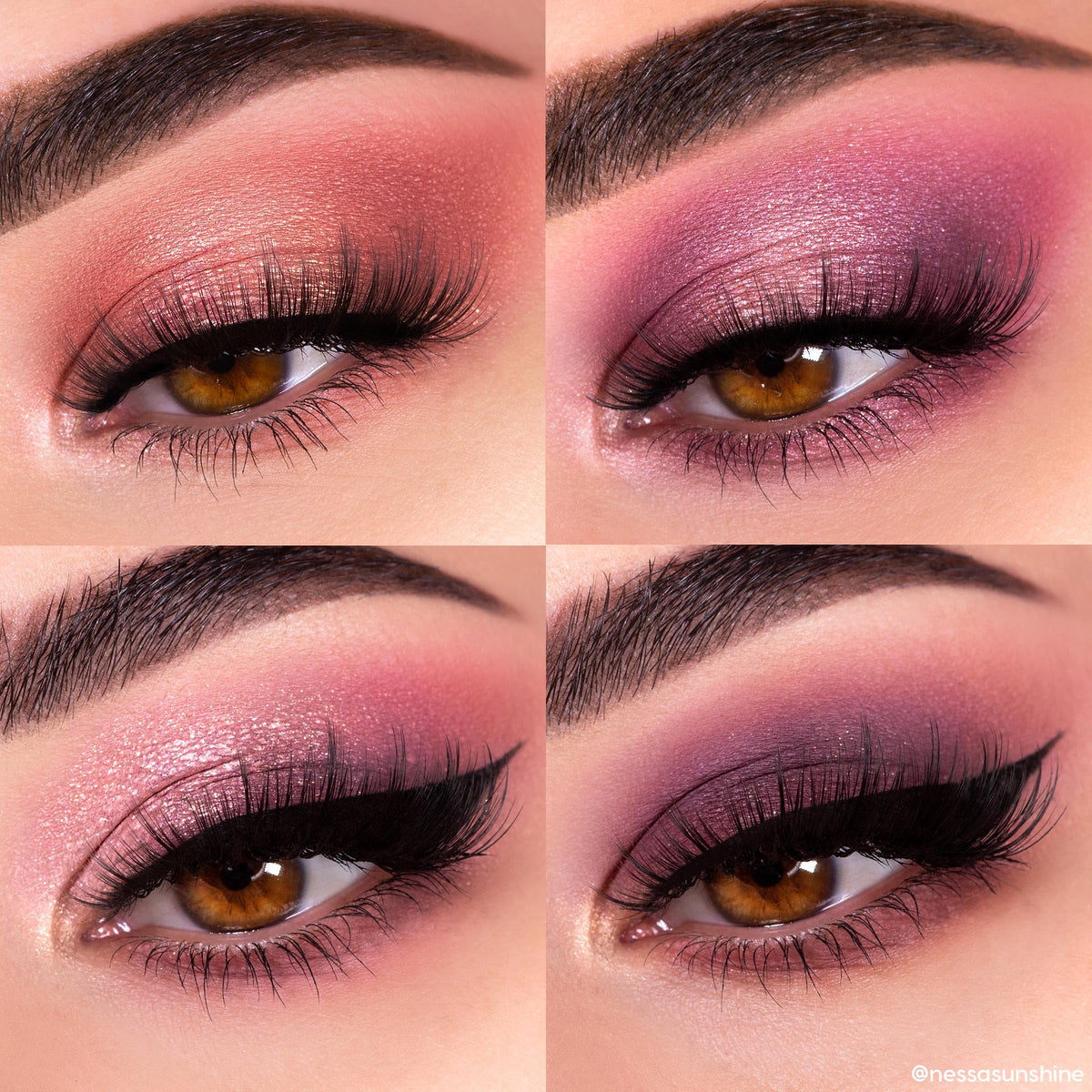 Lifestyle shot of ColourPop Blush Crush Eyeshadow Palette in a makeup setup
