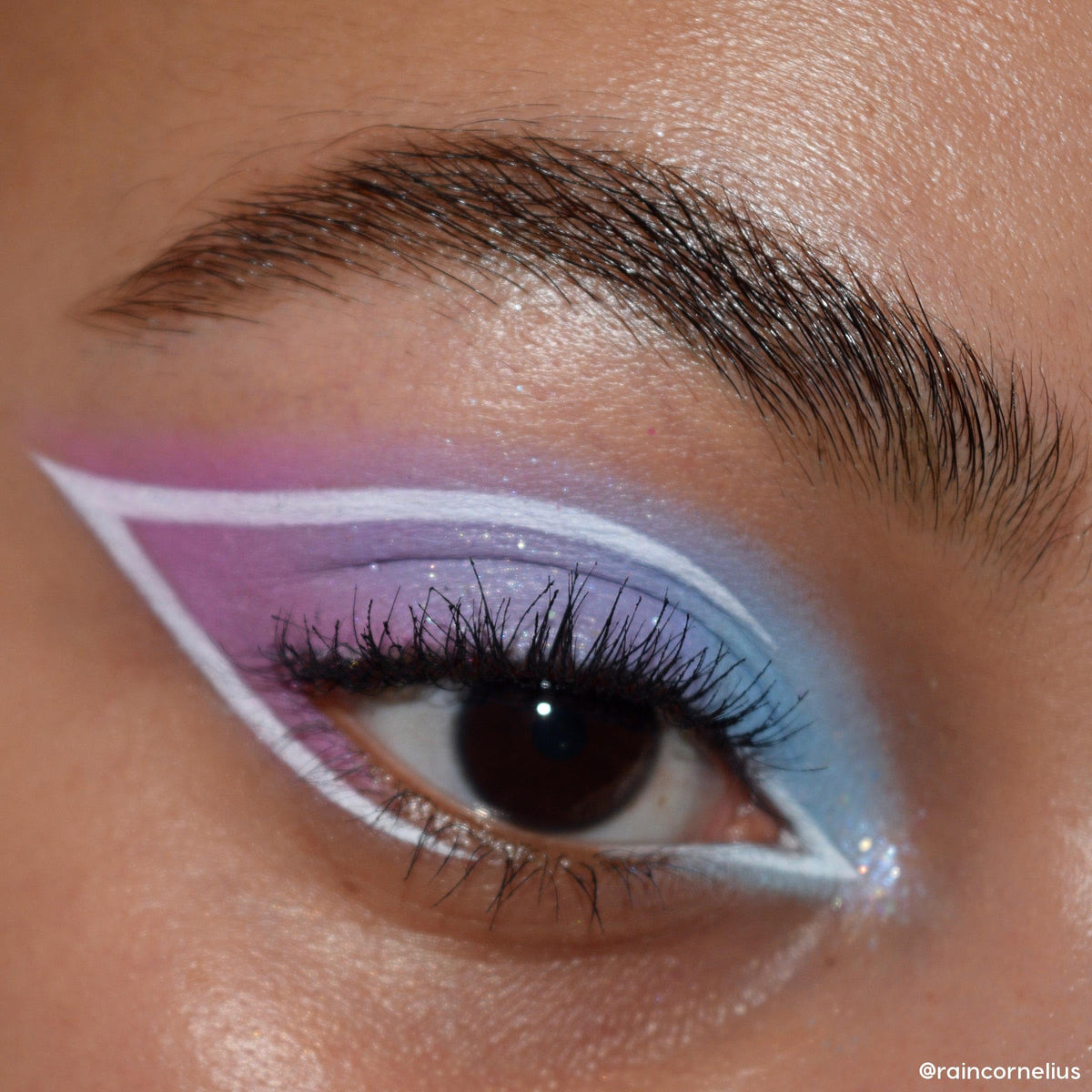 Lifestyle shot of ColourPop Eyeshadow Palette in use