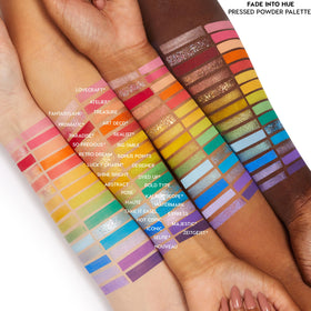 Lifestyle shot of ColourPop Fade Into Hue Eyeshadow Palette in use